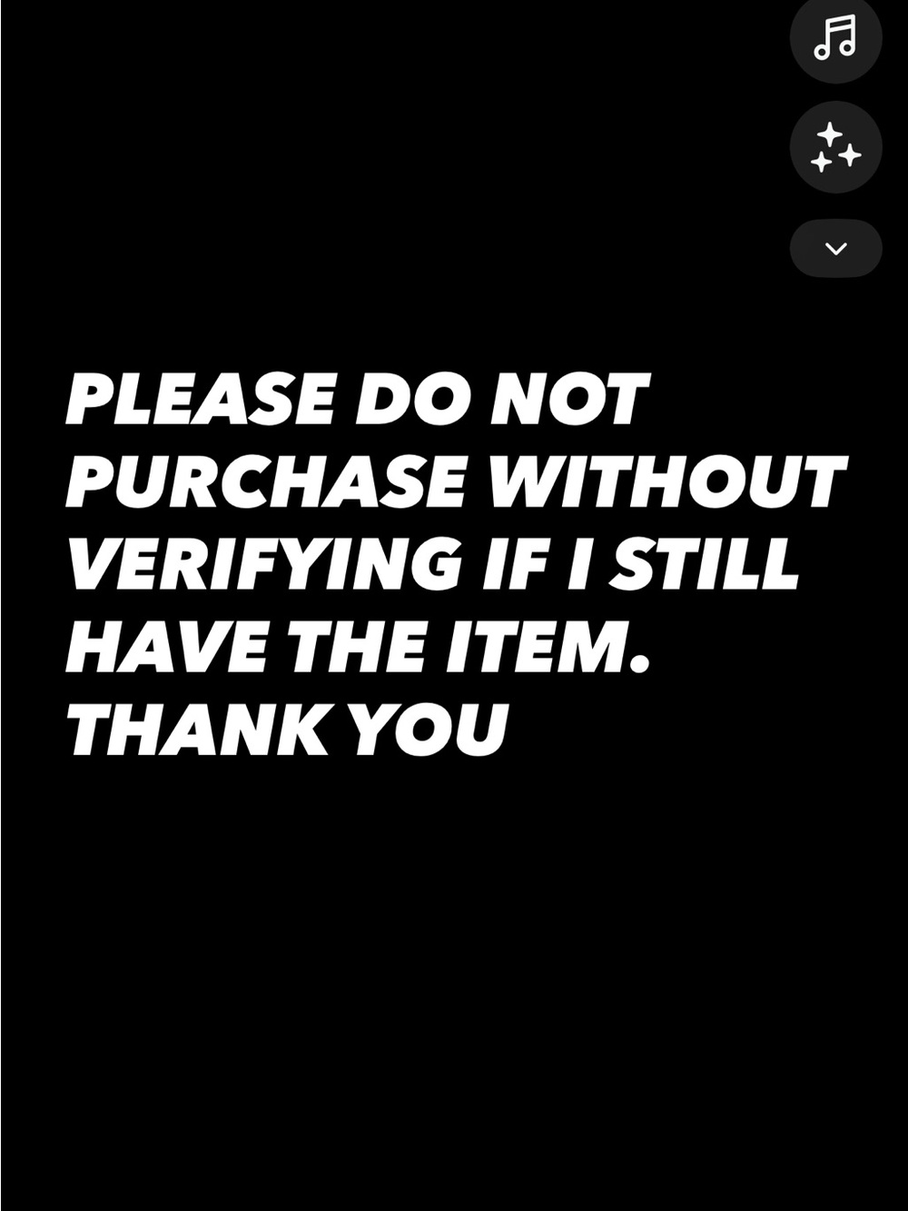 Listing Notice Graphic - Black & White Text